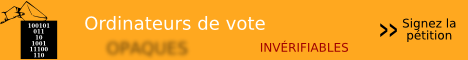P&eacute;tition pour le maintien du vote papier
